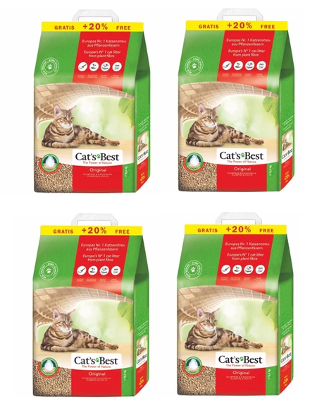 Cats Best Original Kedi Kumu 10 + 2 Lt (5,2 KG) X 4 Adet ürün görseli 1