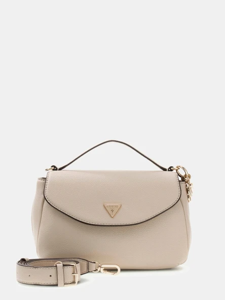 Guess Evie Üstten Saplı Kapaklı Kadın Bej El Çantası HWBG9664200-LTA ürün görseli 1