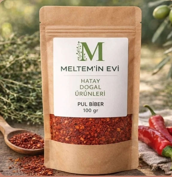 Meltemin Evi Hatay Acı Pul Biber 100 Gr - Resim 3