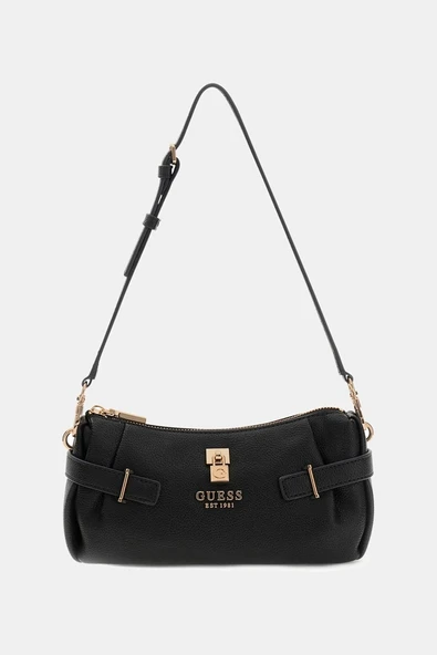 Guess Yesba Mini Üstten Fermuarlı Kadın Siyah Omuz Çantası HWBG7833720-BLA ürün görseli 1