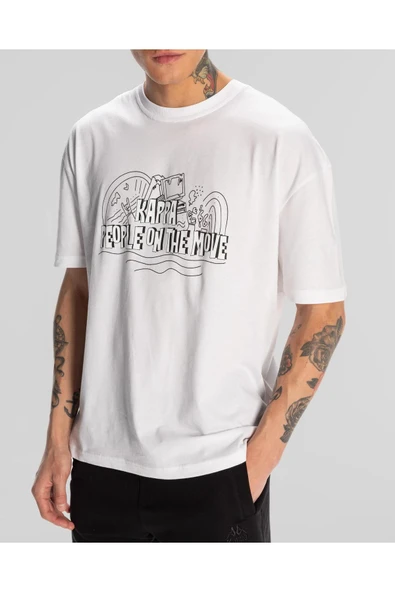 Logo Fred Erkek T-shirt - Resim 3