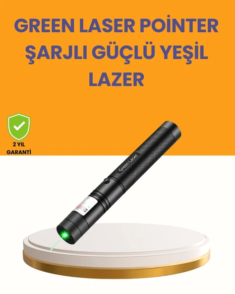 5000mW Yeşil Lazer Pointer Profesyonel Uzun Menzilli ürün görseli 1