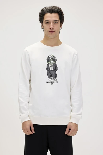 24.02.12.019 Gator Crewneck Erkek Sweatshirt ürün görseli 1