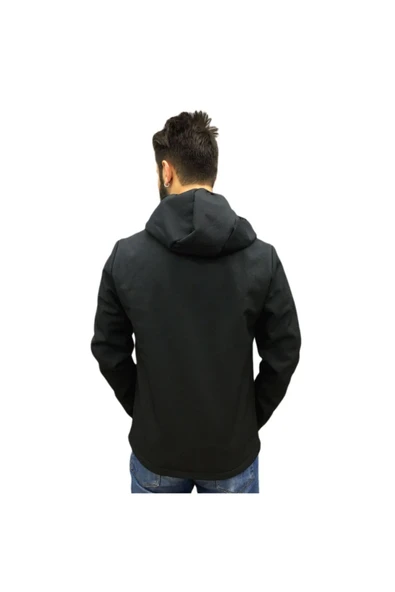 Erkek Siyah Softshell Ceket - Resim 2