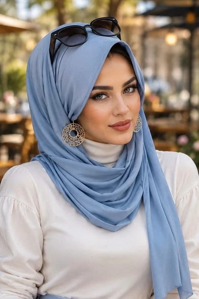 Bebe Mavi Şapkalı Şal ürün görseli 1
