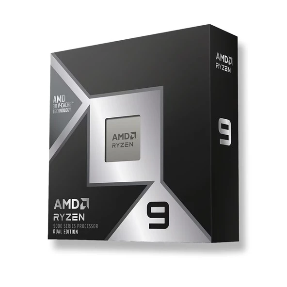 Amd Ryzen 9 9950X3D2 Dual AM5Pin 200W Fansiz Box ürün görseli 1