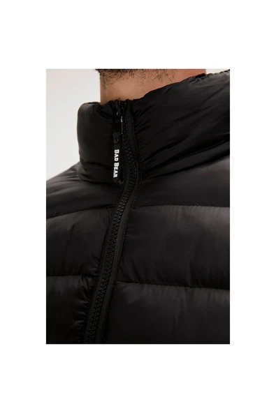 Bad Bear Boss Puffer Siyah Erkek Mont - Resim 4