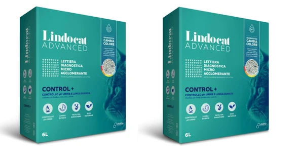 LindoCat Advanced Control Hastalık Teşhis Eden Kokusuz Topaklaşan Kedi Kumu 6 Lt. X 2 Adet ürün görseli 1
