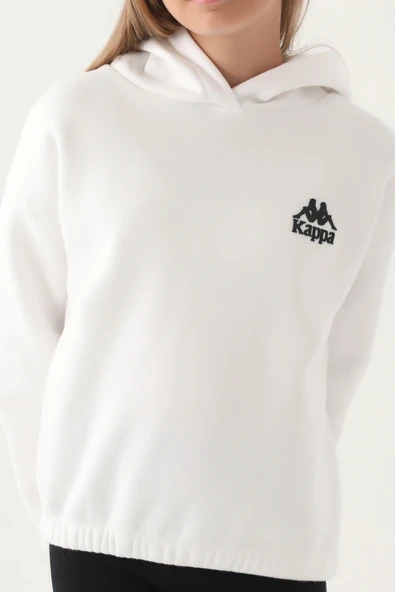 KIZ ÇOCUK SWEATSHIRT - KREM - Resim 3