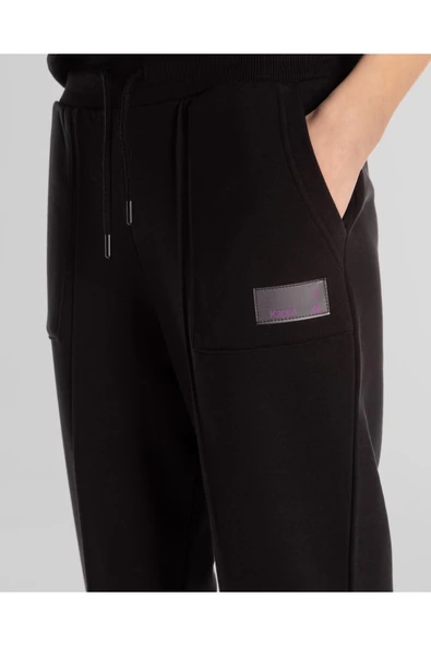 Kappa Authentic Jemima Pants Kadın Siyah Regular Eşofman Altı - Resim 2