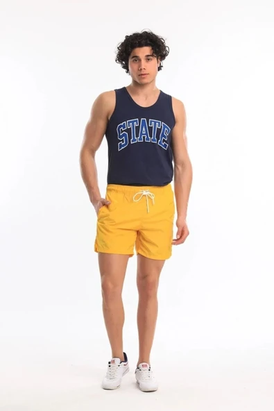 Swimshort Erkek Sarı Şort 21678-22 ürün görseli 1