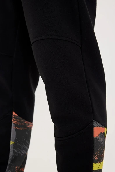 Bad Bear Flame Siyah Erkek Eşofman Altı - Resim 6