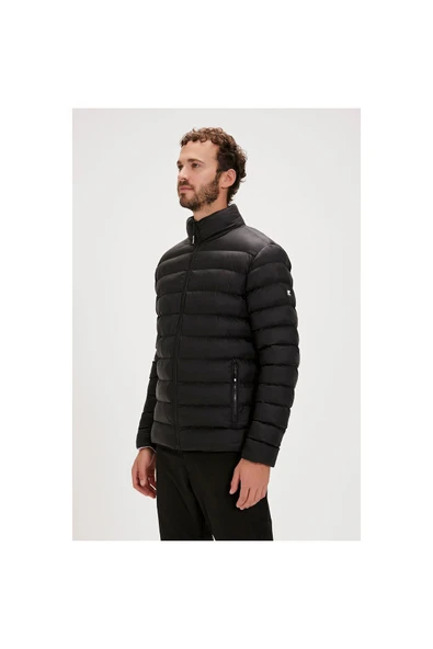 Bad Bear Boss Puffer Siyah Erkek Mont - Resim 2