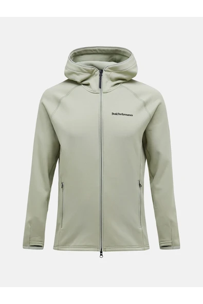 M Chill Light Zip Hood Fleece Lımıt Green G77250130-30179 ürün görseli 1