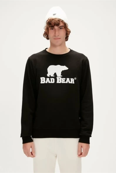 Logo Crewneck Erkek Sweat 22.02.12.007 Nıght ürün görseli 1