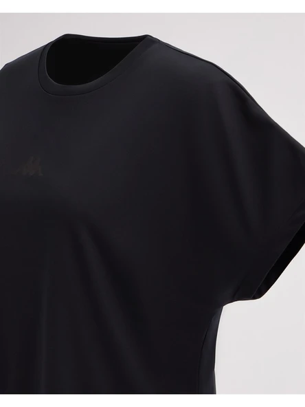 Kappa Kombat Dye Kadın Siyah Regular Fit Tişört - Resim 6