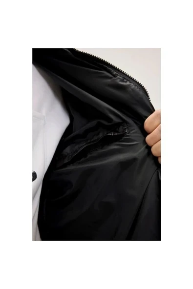 ALBERT PUFFER COAT Siyah - Resim 3
