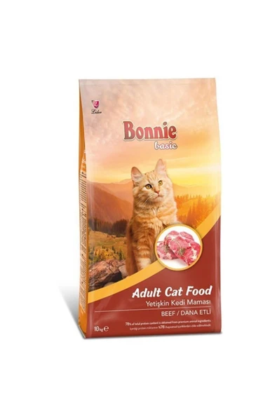 Basic Biftekli Yetişkin Kedi Maması 10 Kg ürün görseli 1