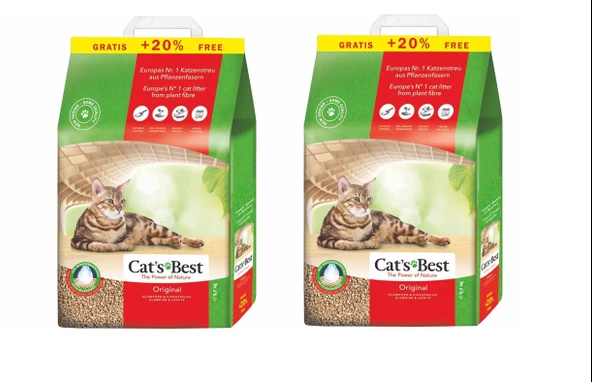 Cats Best Original Kedi Kumu 10 + 2 Lt (5,2 KG) X 2 Adet ürün görseli 1