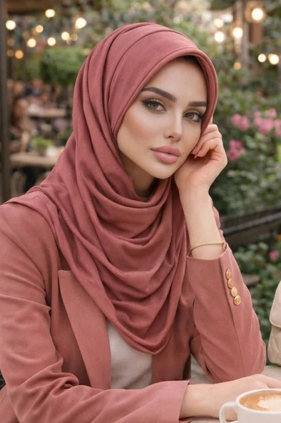 Gülkurusu Şapkalı Şal ürün görseli 1