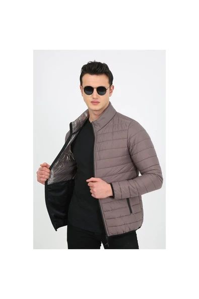 Puff Erkek Mont - Vizon - Resim 3