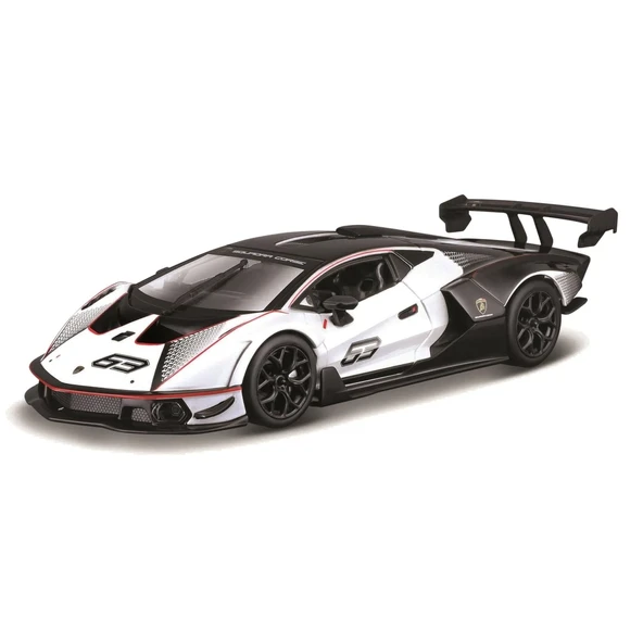 Hobbiez World Lamborghini Essenza SCV12 Diecast Beyaz 1/24 Model Araba ürün görseli 1