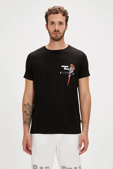 MACAW T-SHIRT SİYAH Erkek Tshirt ürün görseli 1