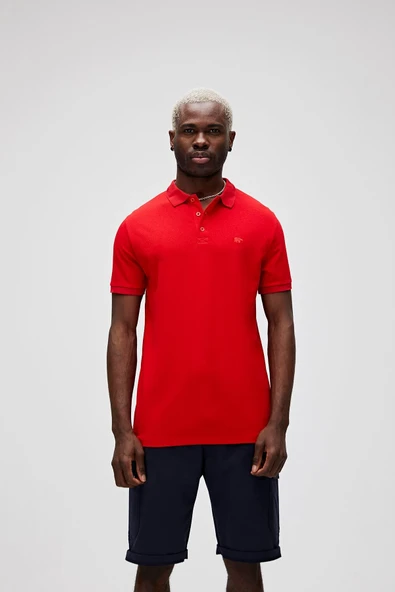 Stark Crimson Red Kırmızı Polo Yaka Erkek T-Shirt ürün görseli 1