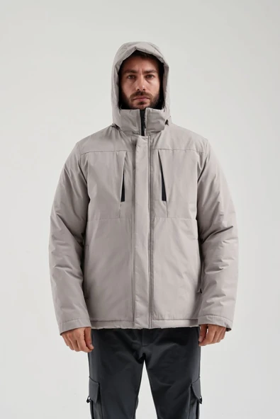 Exuma Skı Jacket Erkek Mont 2111054 Gri - Resim 4