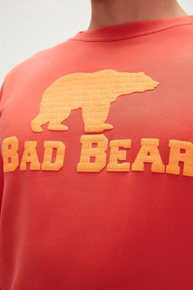 Bad Bear Logo Crewneck Erkek Sweatshirt - Resim 2