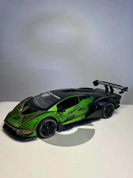 Hobbiez World Lamborghini Essenza SCV12 Diecast Yeşil 1/24 Model Araba ürün görseli 1