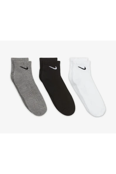 Nike U Nk Everyday Ltwt Ankle 3pr Unisex Çorap - Resim 3