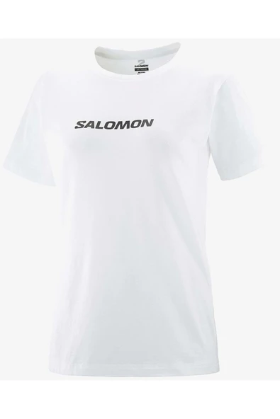 SALOMON Logo SS Tee W LC2217600 KADIN BEYAZ Tişört ürün görseli 1
