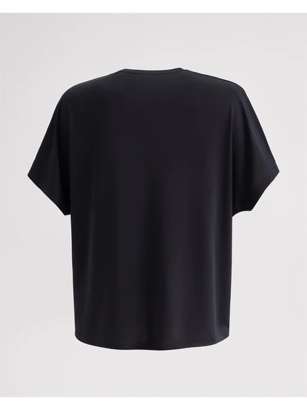 Kappa Kombat Dye Kadın Siyah Regular Fit Tişört - Resim 4