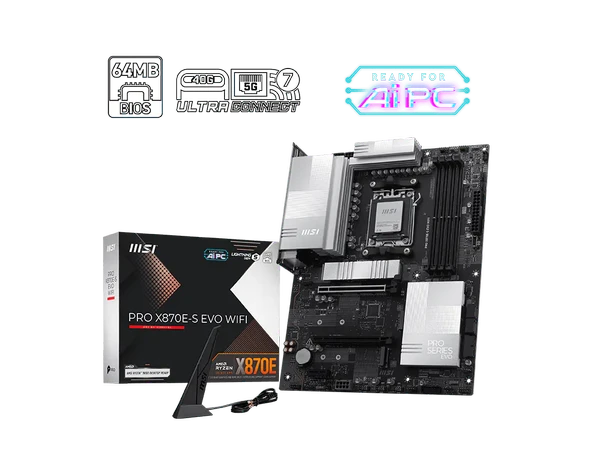 MSI PRO X870E-S EVO WIFI DDR5 AM5 - Resim 3