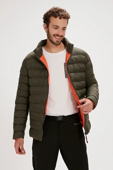 Bad Bear Boss Puffer Haki Erkek Mont - Resim 2