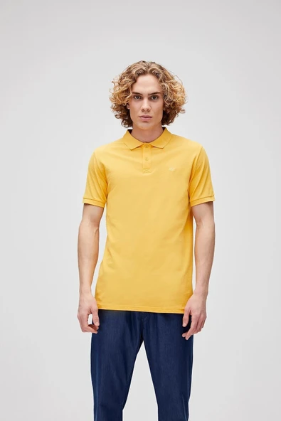 Bad Bear 21.01.07.051.OS-C25 Stark Polo Os Erkek Tişört Sarı ürün görseli 1