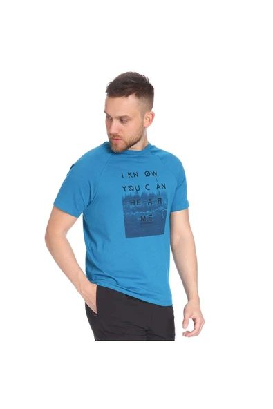 Sportive Erkek Mavi Tişört 711007-Ptr ürün görseli 1