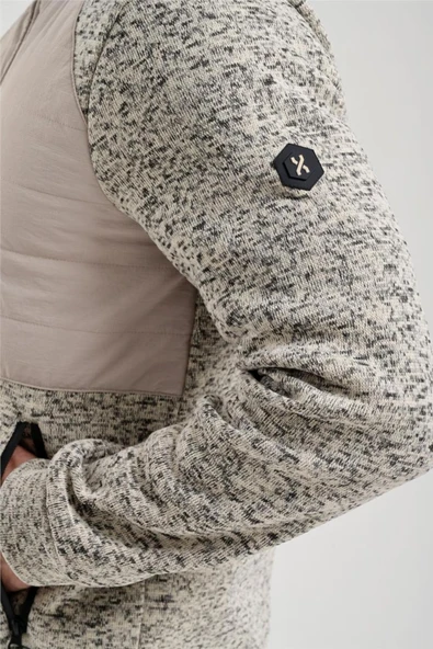 Exuma Erkek Bej Polar Sweat 2311136 - Resim 5