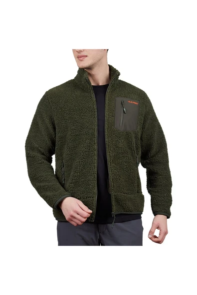 Plus Teddy Erkek Polar Mont Haki (600506) ürün görseli 1
