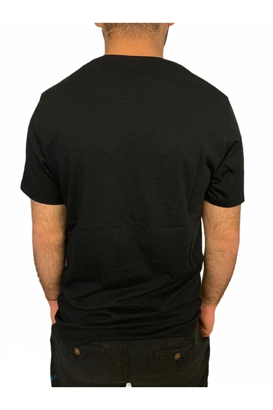 Sperfly Tshirt Erkek Siyah Tshirt 21562-02 - Resim 2