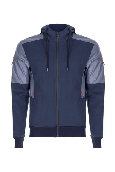 Erkek Lacivert H Sweat Jacket M Navy 1011006-410 ürün görseli 1