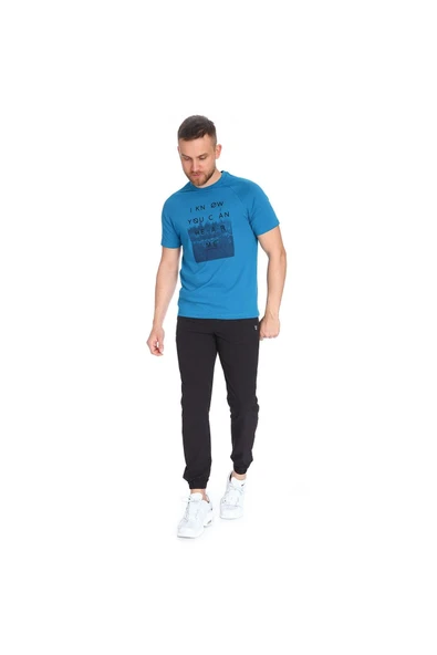 Sportive Erkek Mavi Tişört 711007-Ptr - Resim 2