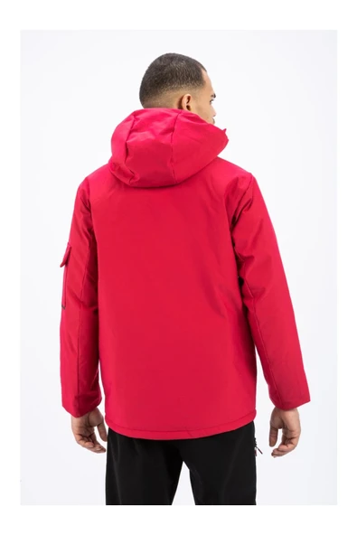 Exuma Erkek Winter Mont M - Kırmızı - Resim 5