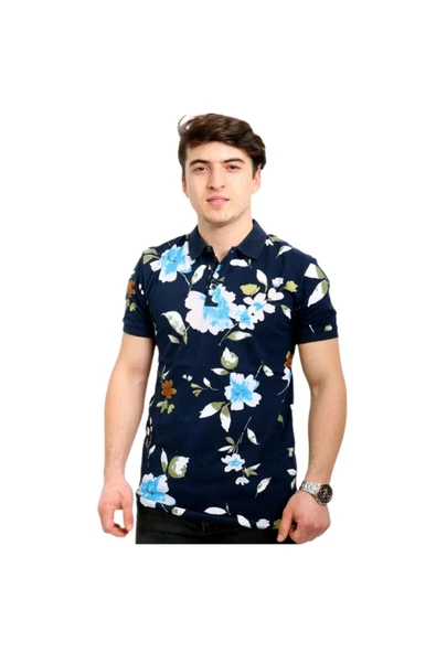 Erkek  Polo T-shırt M T-Shirt 1912085-410 Nvy ürün görseli 1