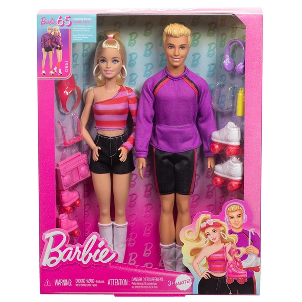 HXK90 Barbie ve Ken 65. Yıl 2li Parti Bebekler ürün görseli 1
