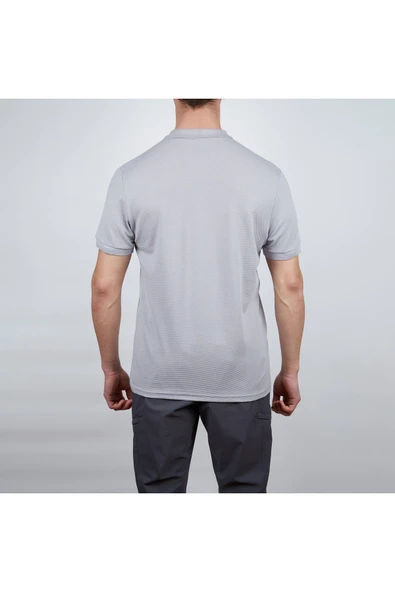 Alpinist Erkek Polo Yaka Tişört - Roc - Gri (600603) - Resim 3