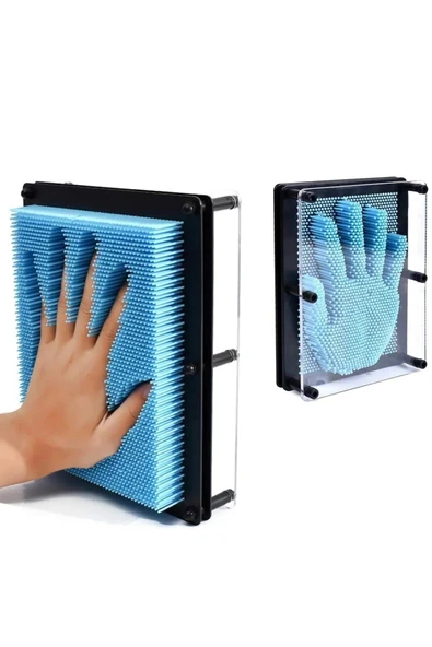 Klon El Modeli 3d Heykel Çerçeve Oyuncak Sihirli iğneli Eğitici Hayal Geliştirici Pinart 20*15cm ürün görseli 1