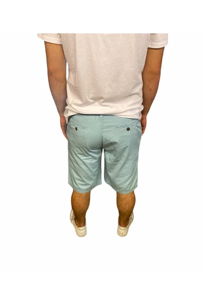 Chino Erkek Mavi Şort 21706-07 - Resim 2