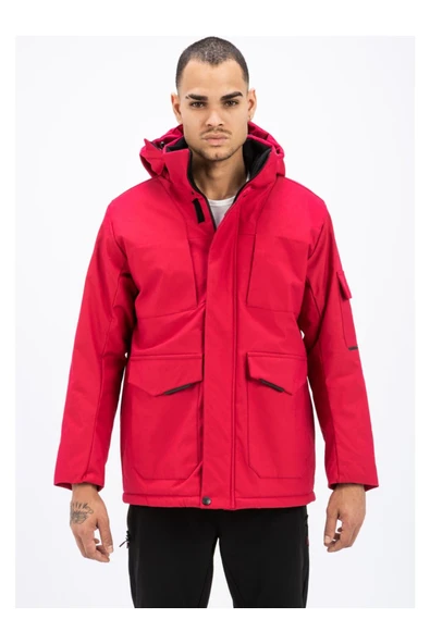 Erkek Winter Mont M - Kırmızı ürün görseli 1